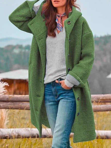 Chiara | Soft Coat with Buttons