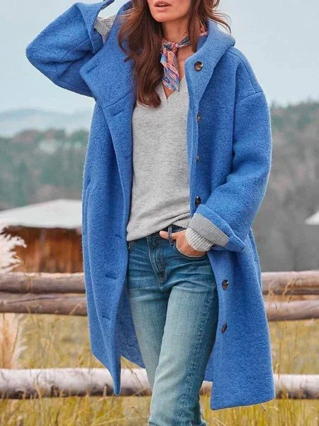 Chiara | Soft Coat with Buttons