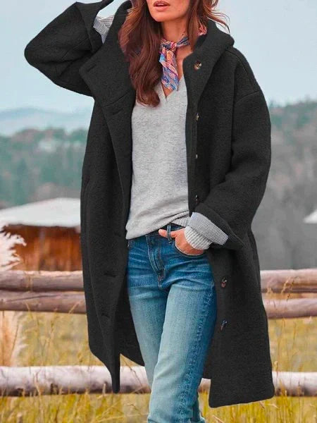 Chiara | Soft Coat with Buttons