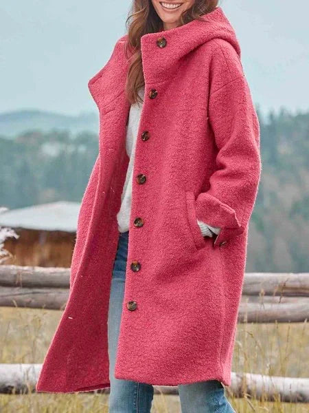 Chiara | Soft Coat with Buttons
