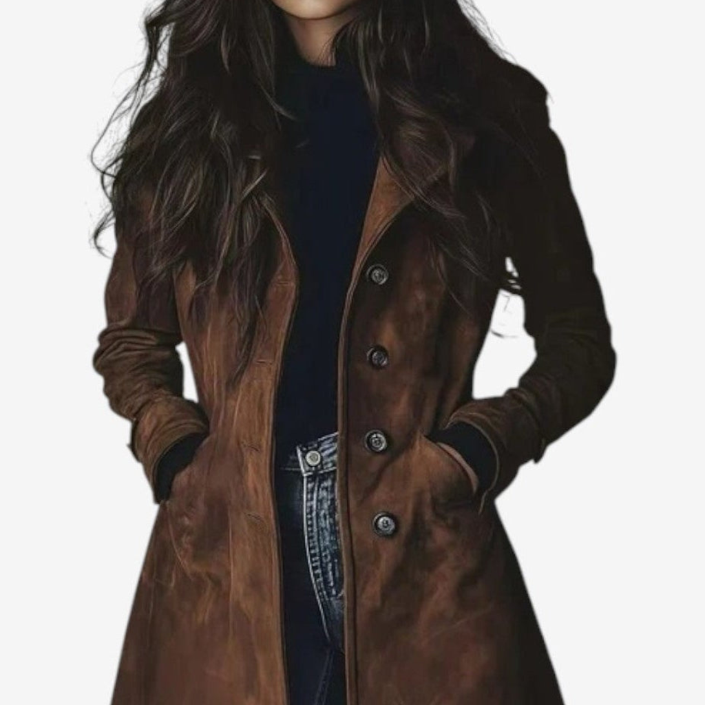 Marta | Elegant Long Coat for Warmth and Timeless Style