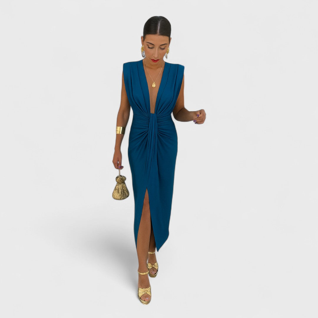 Júlia |  Open Neck Dress