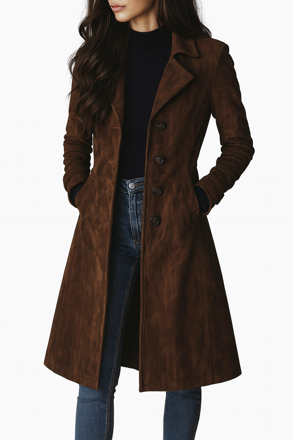 Marta | Elegant Long Coat for Warmth and Timeless Style