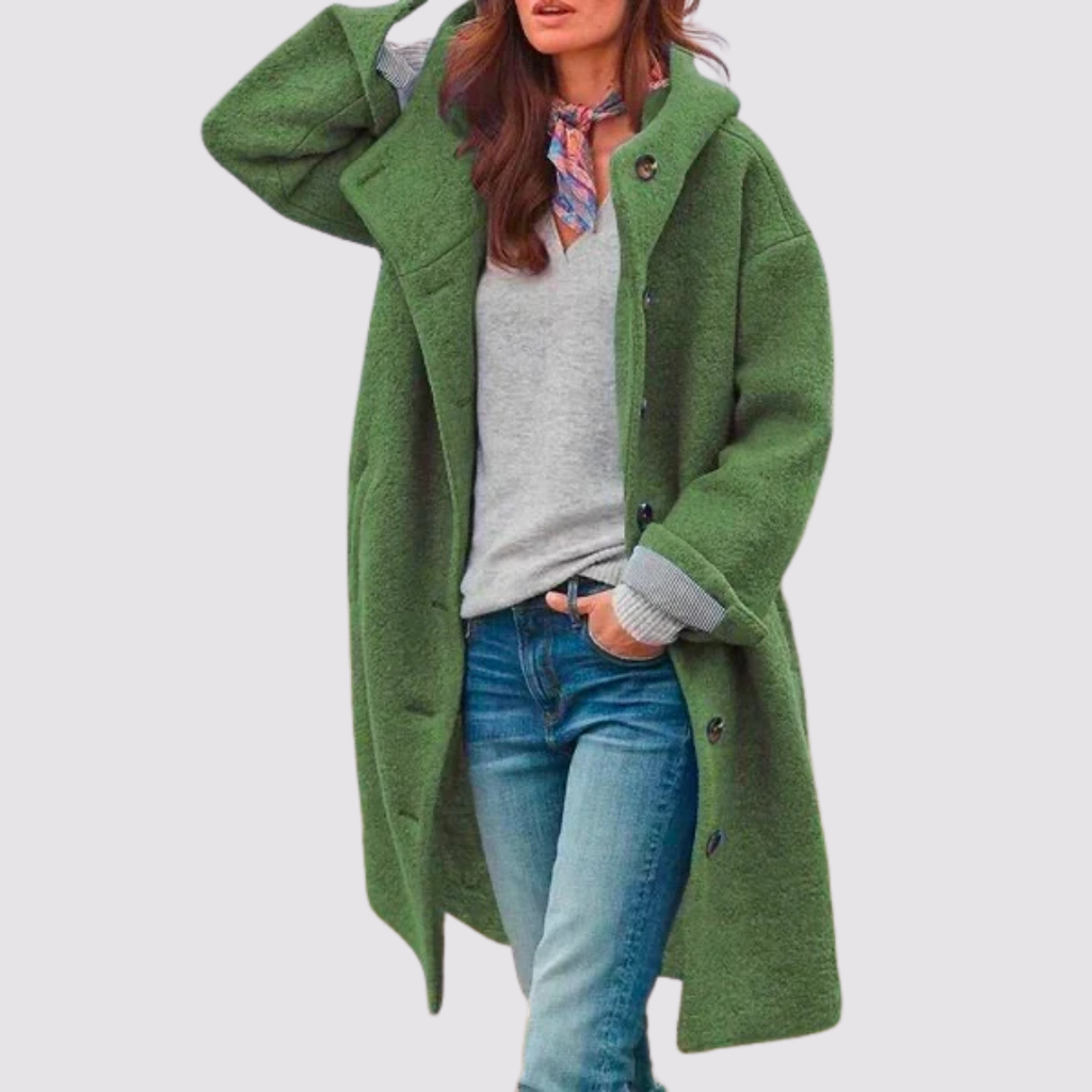 Chiara | Soft Coat with Buttons