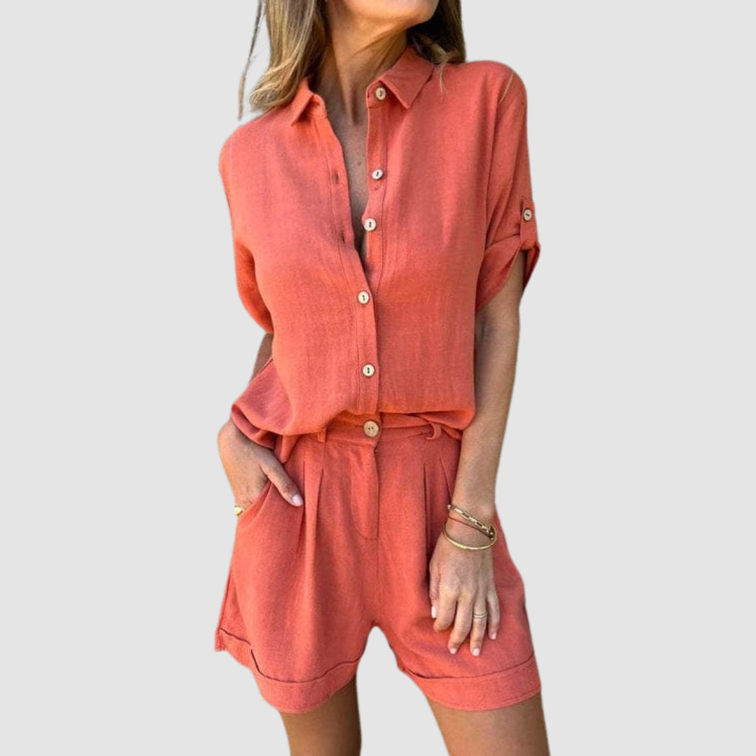 Conjunto de verano Alba™ | Top ligero y pantalones holgados