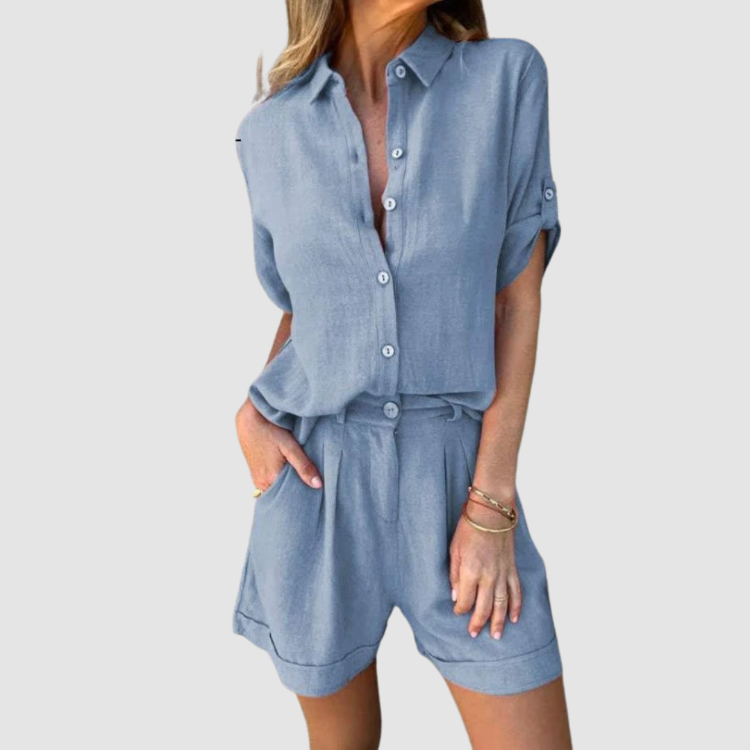 Conjunto de verano Alba™ | Top ligero y pantalones holgados