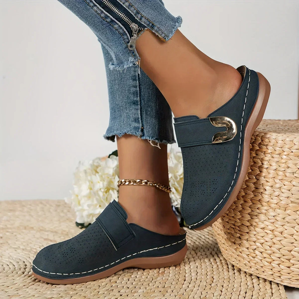 Marel - Sandalias de cuña de apoyo elegantes
