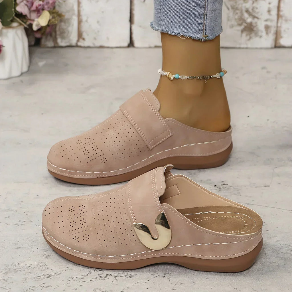 Marel - Sandalias de cuña de apoyo elegantes