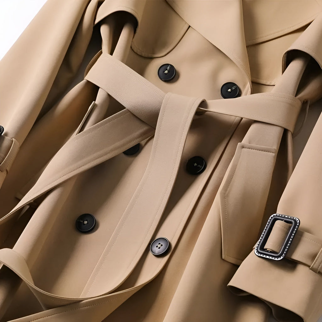 Elena | Elegant trench coat with belt