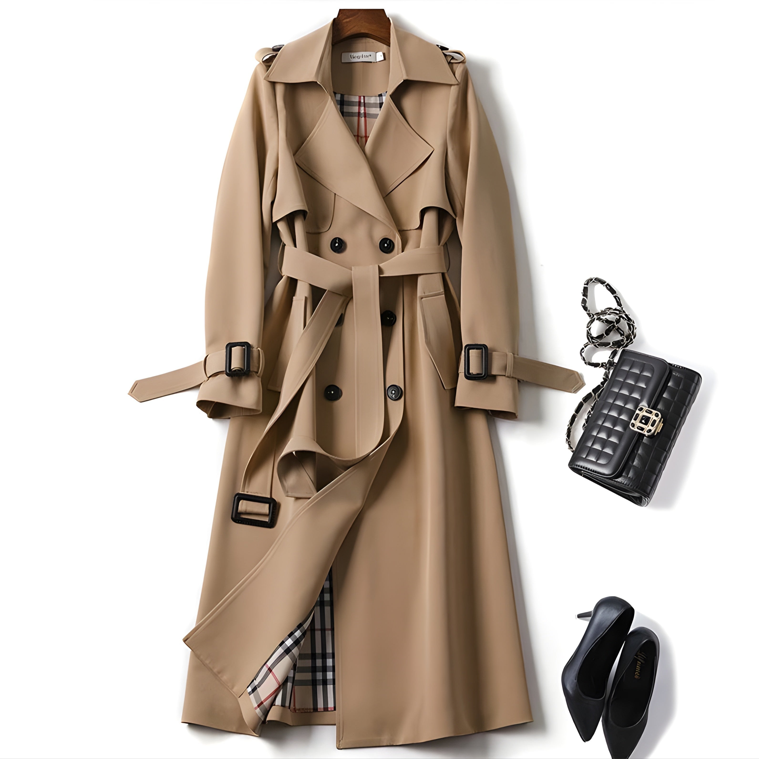 Elena | Elegant trench coat with belt