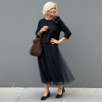 Emmie™ Elegant Two-Piece Set | Effortless Knit Layered Dress Set