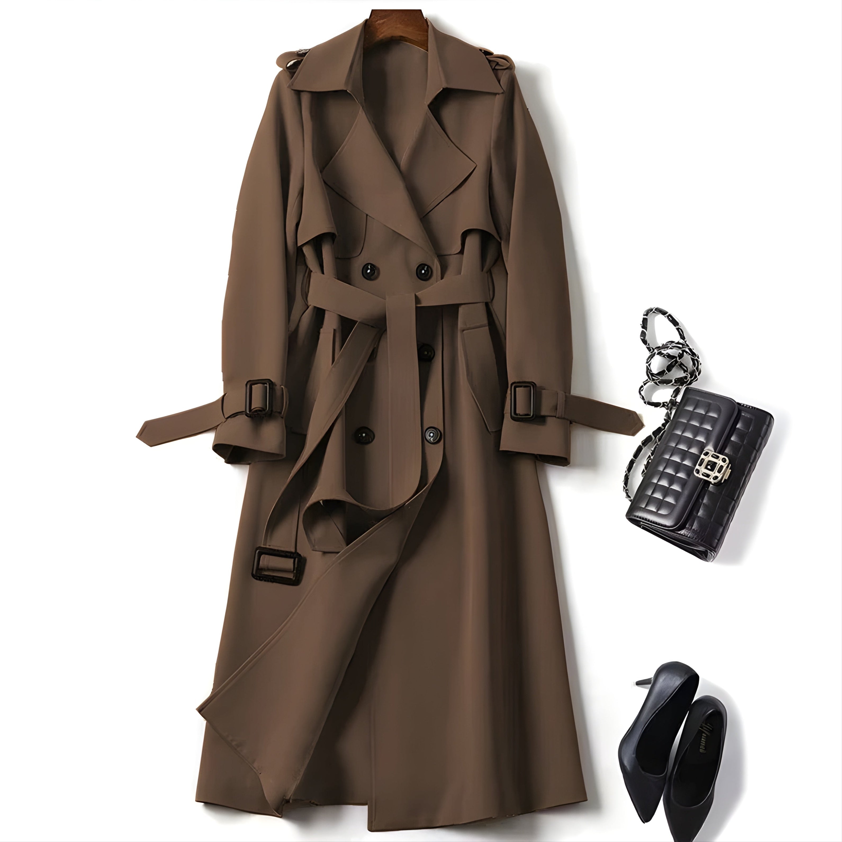 Elena | Elegant trench coat with belt