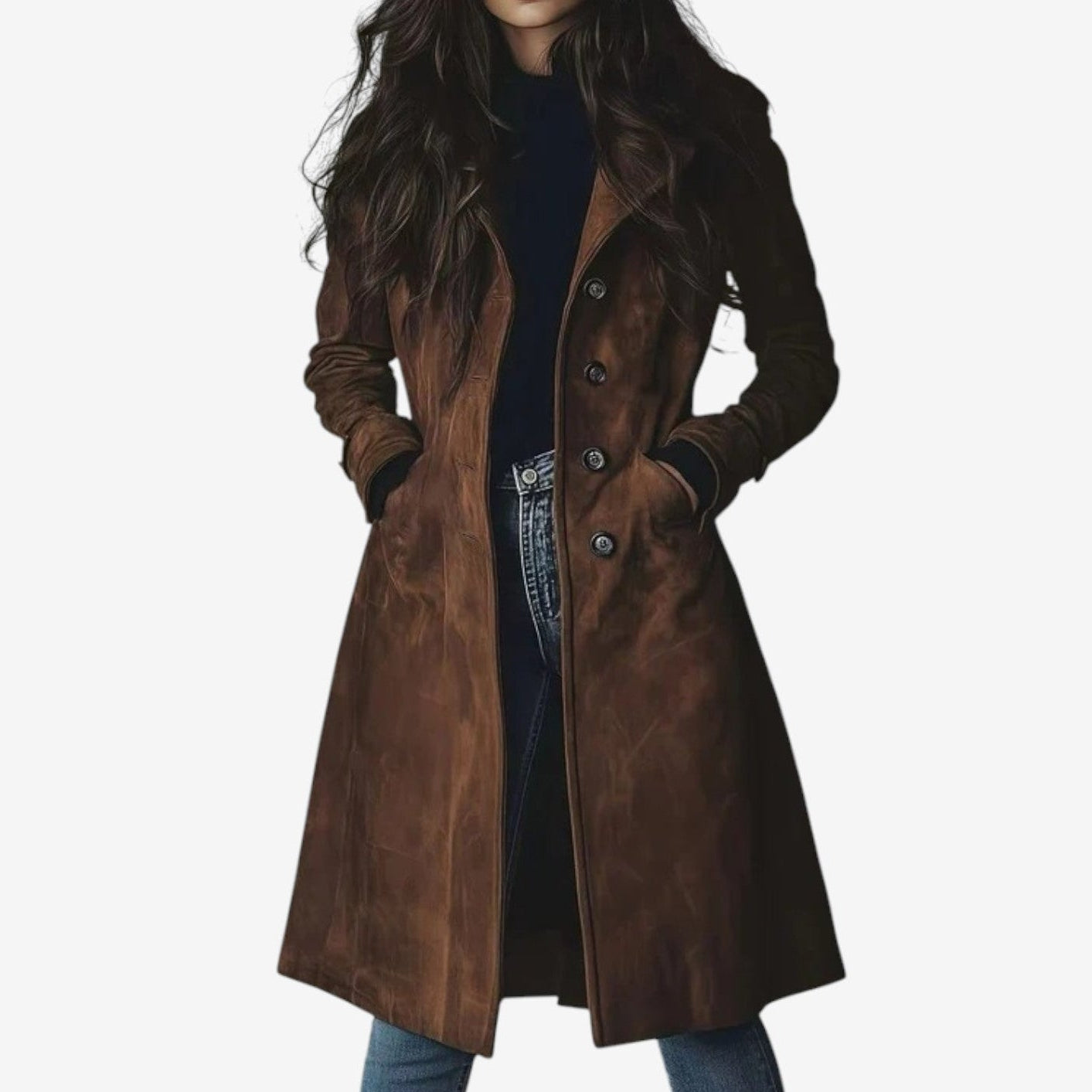 Marta | Elegant Long Coat for Warmth and Timeless Style