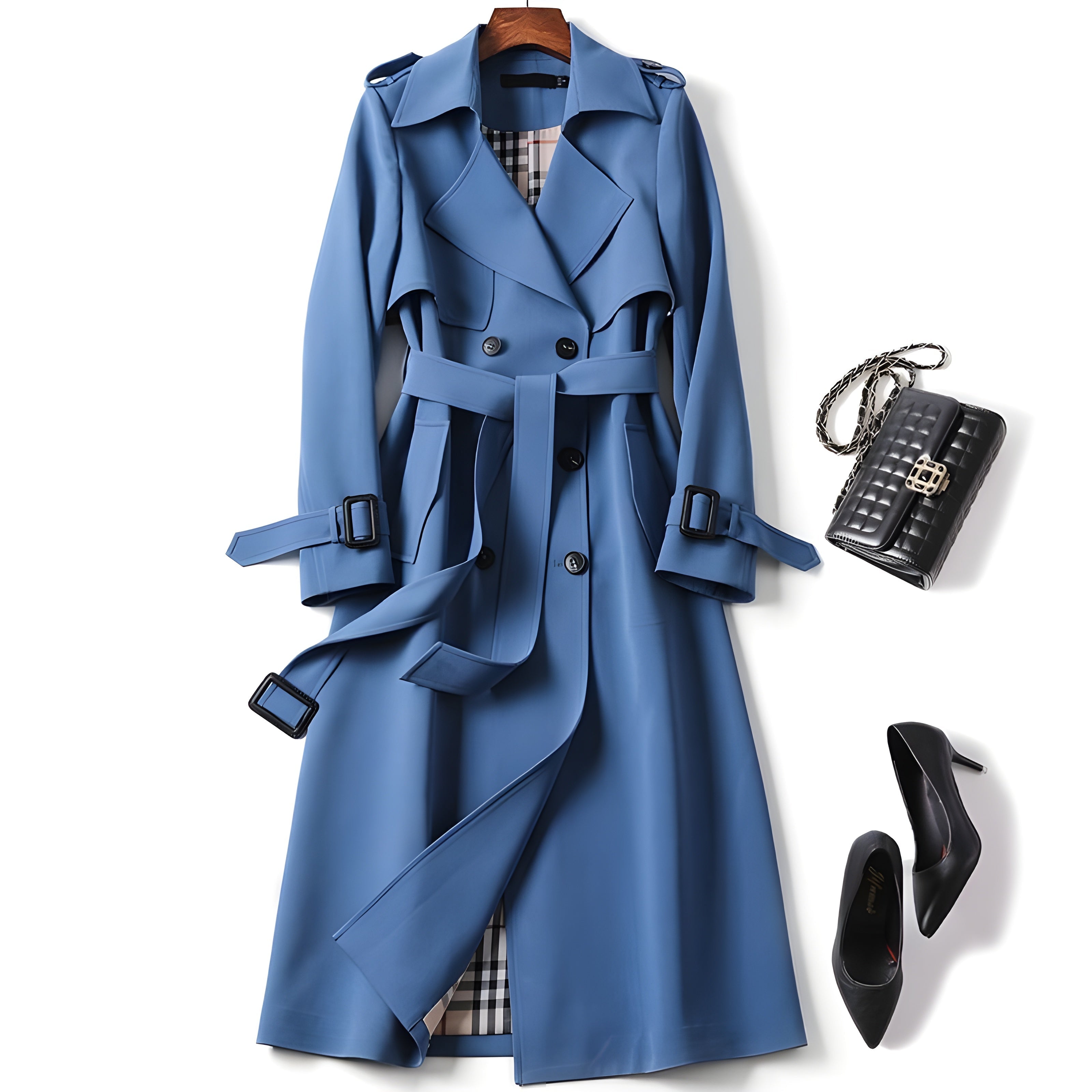 Elena | Elegant trench coat with belt