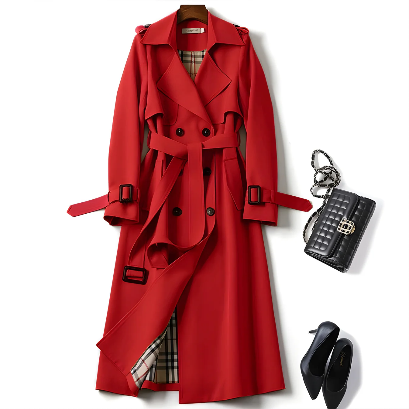 Elena | Elegant trench coat with belt
